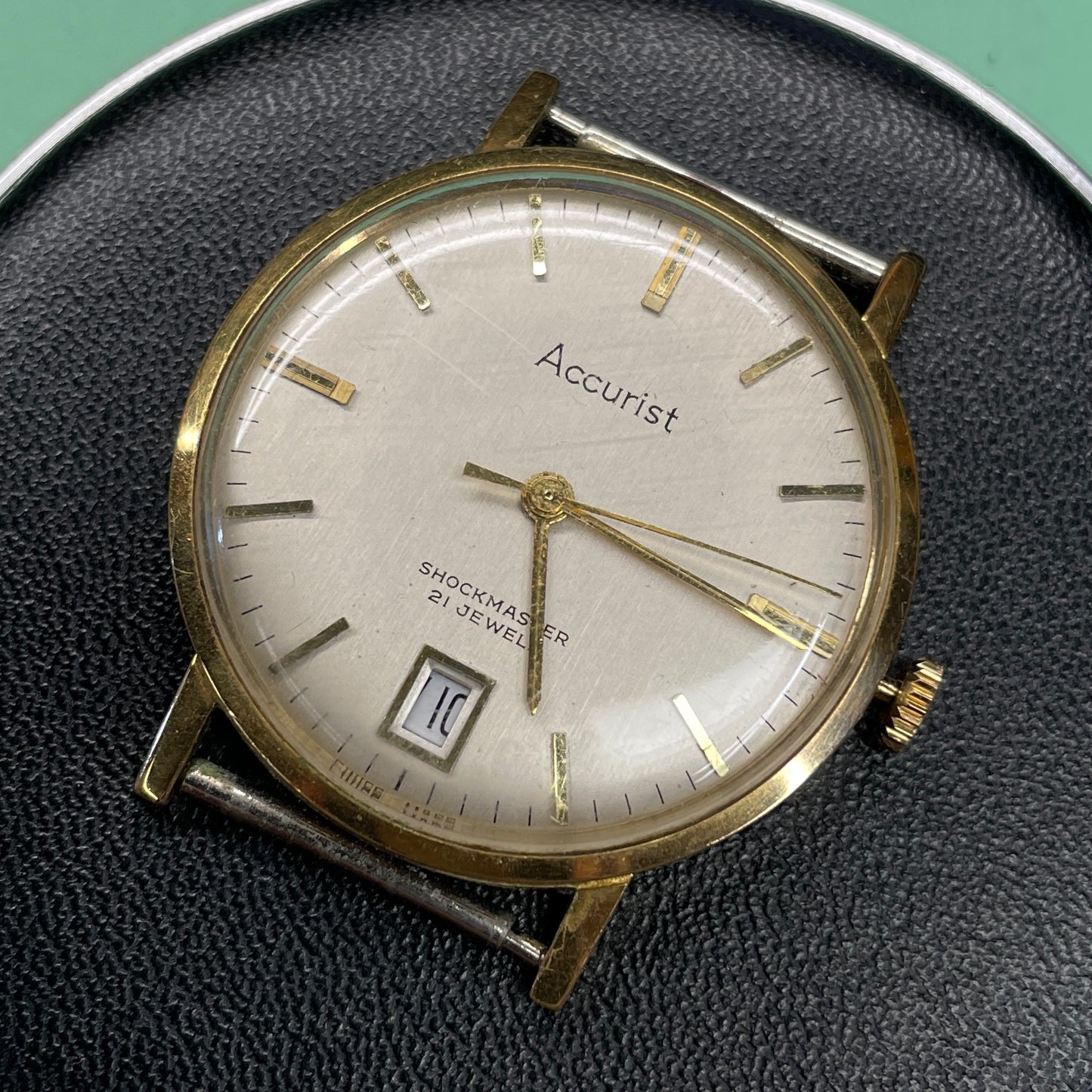 Vintage Accutrist 21 Jewel Hand wound Watch  - Swiss AS1881 Movement