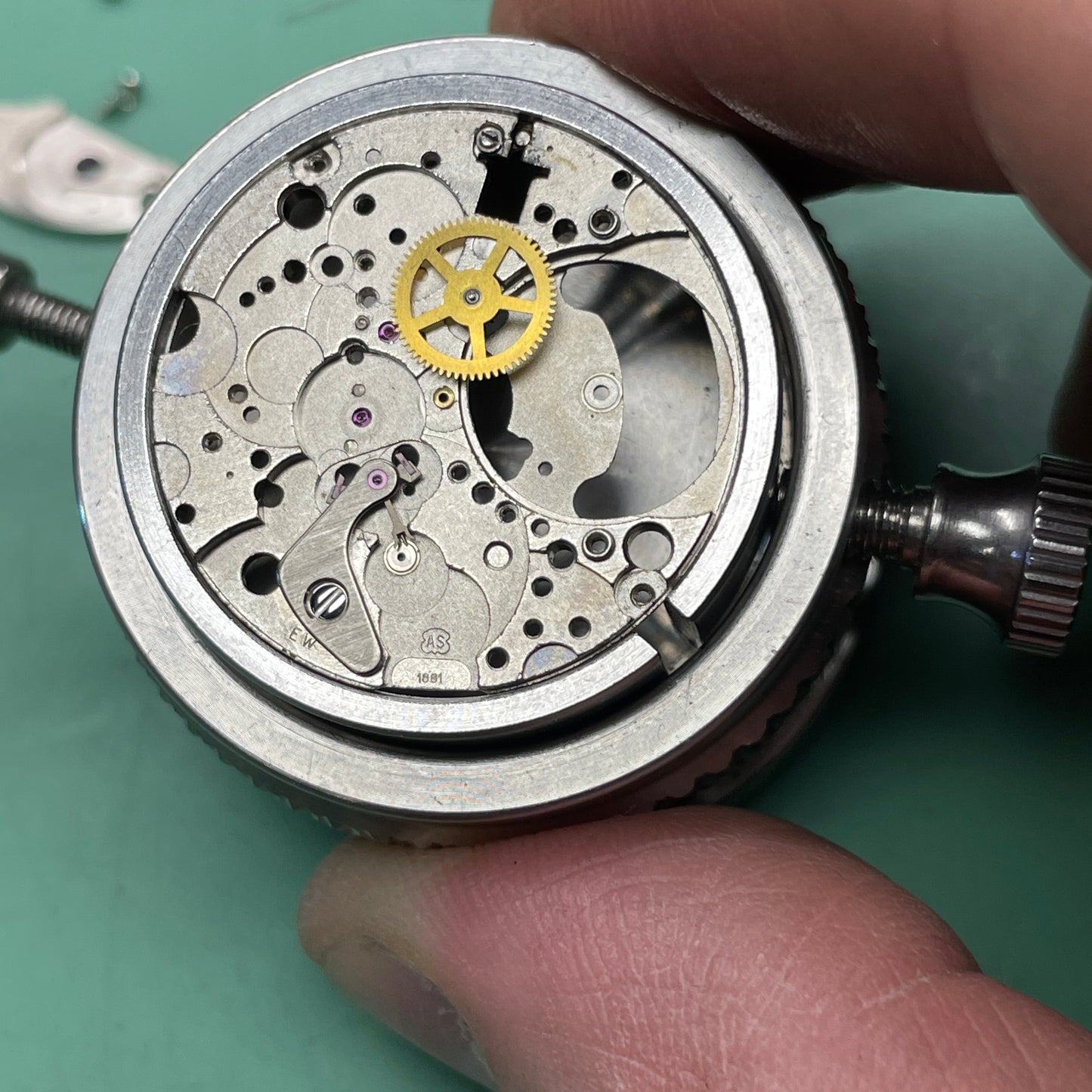 Vintage Accutrist 21 Jewel Hand wound Watch  - Swiss AS1881 Movement
