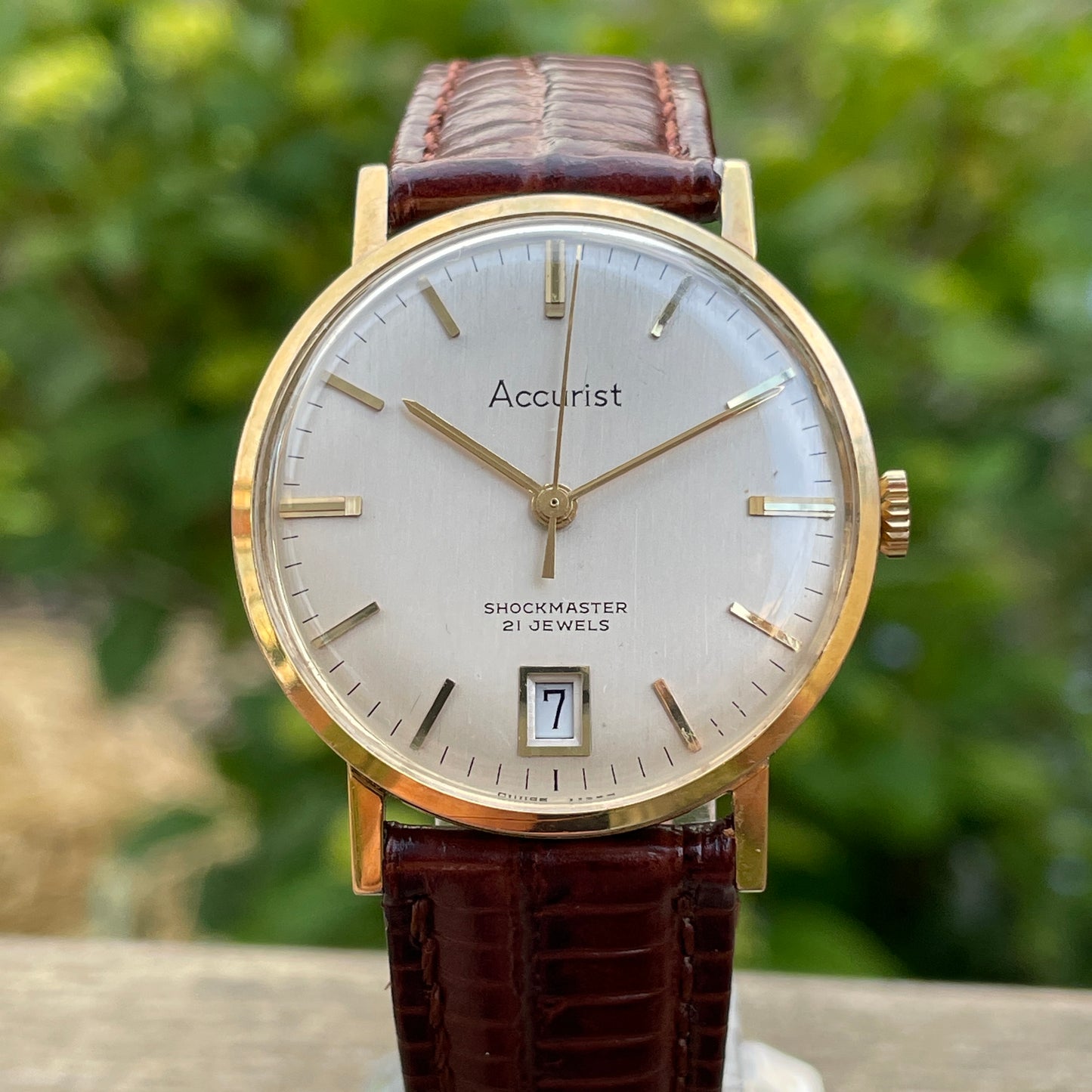 Vintage Accutrist 21 Jewel Hand wound Watch  - Swiss AS1881 Movement