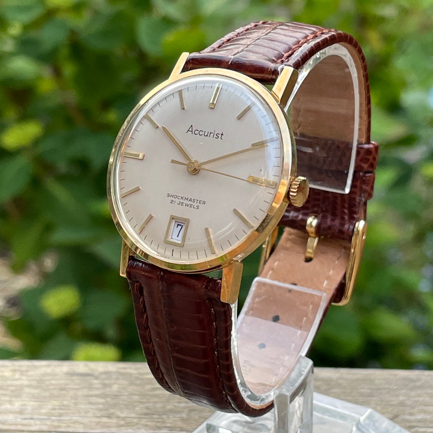Vintage Accutrist 21 Jewel Hand wound Watch  - Swiss AS1881 Movement