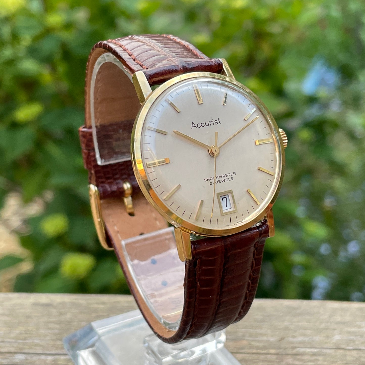 Vintage Accutrist 21 Jewel Hand wound Watch  - Swiss AS1881 Movement