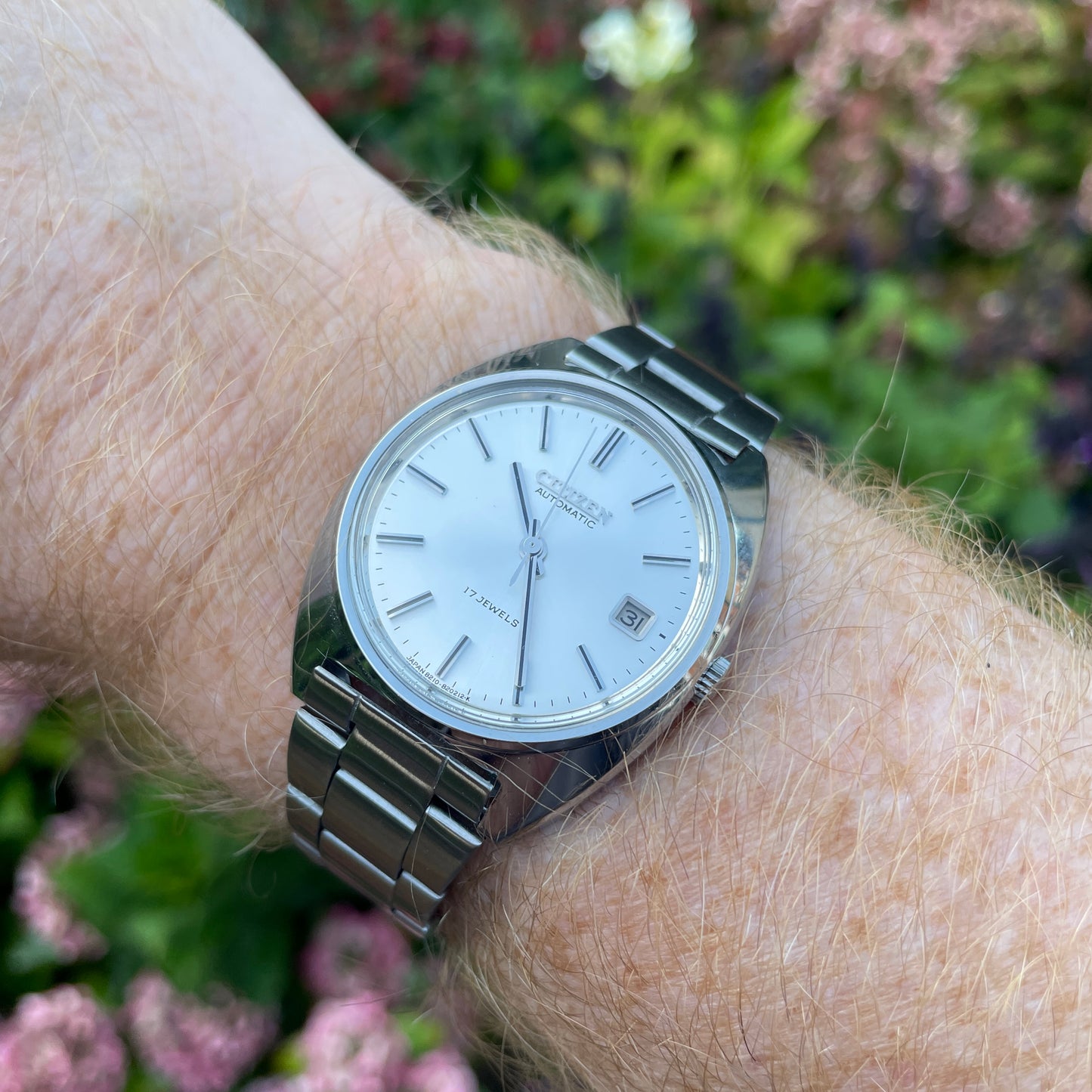 Vintage Citizen 17 Jewel Automatic March 1983