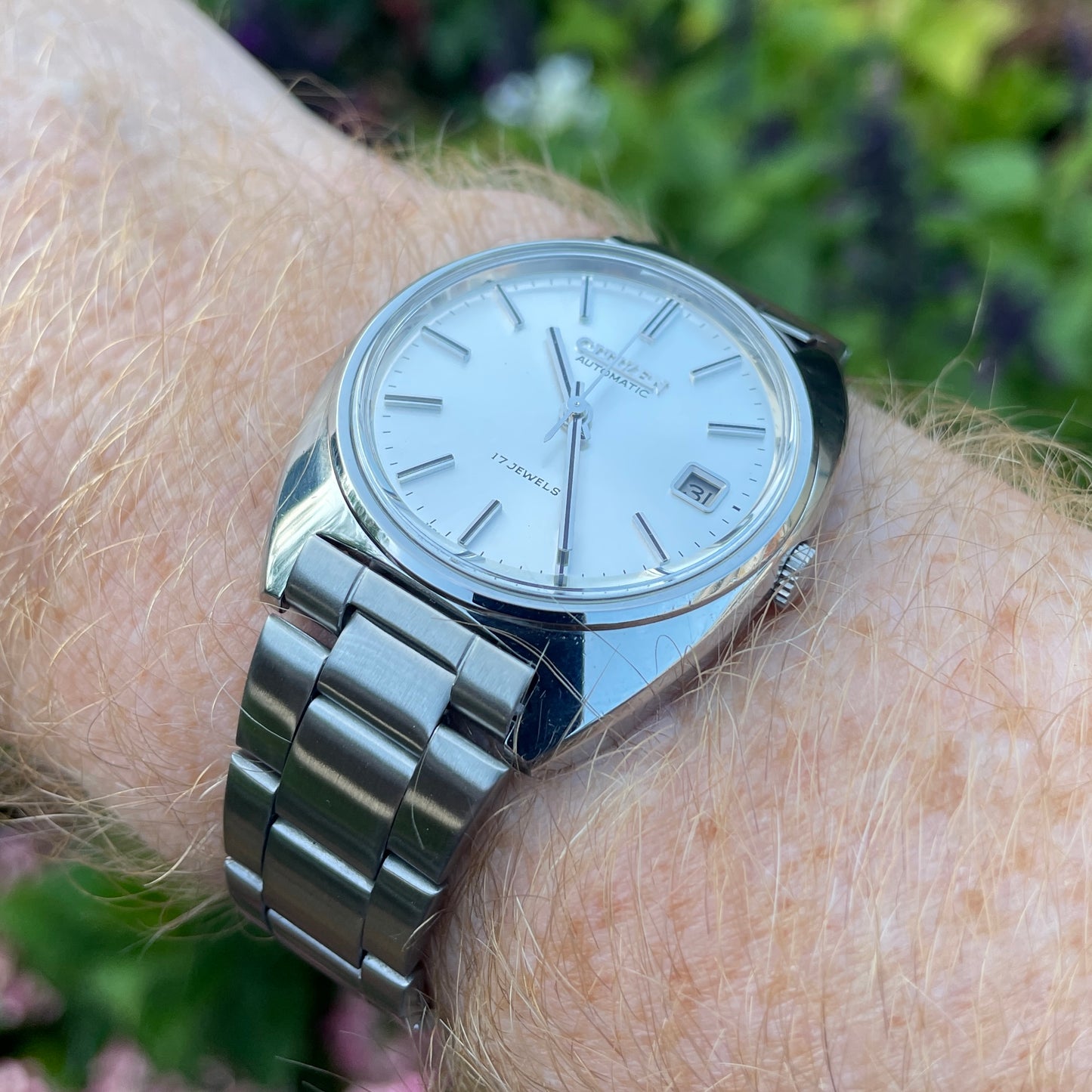 Vintage Citizen 17 Jewel Automatic March 1983