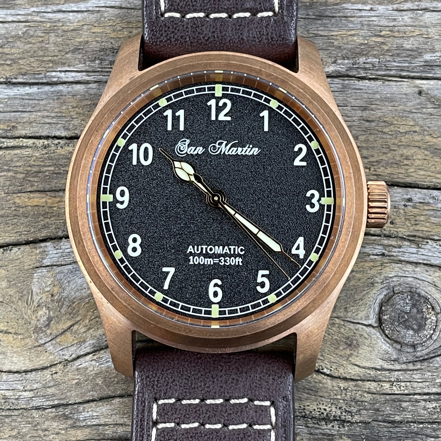 San Martin Bronze Watch SN0034-Q-D