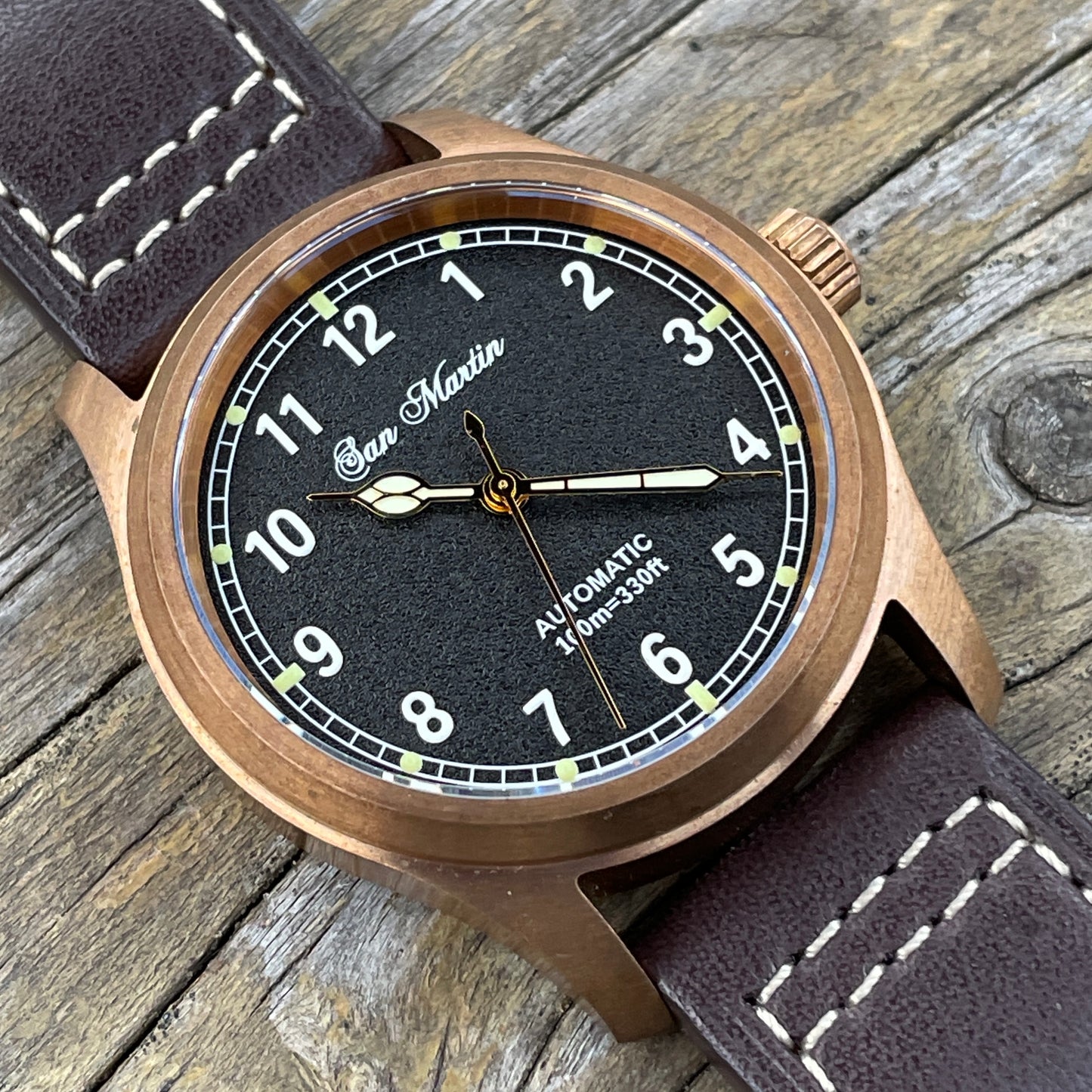 San Martin Bronze Watch SN0034-Q-D