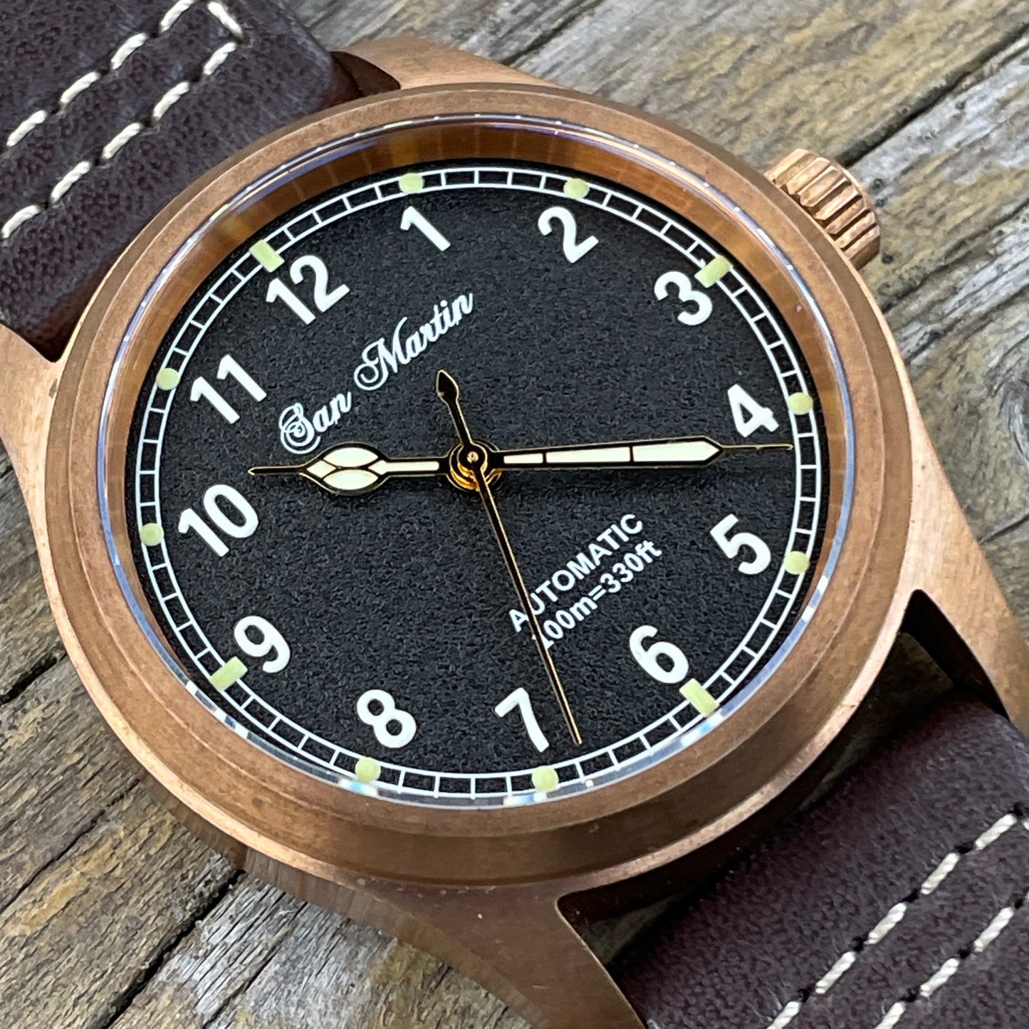 San Martin Bronze Watch SN0034-Q-D