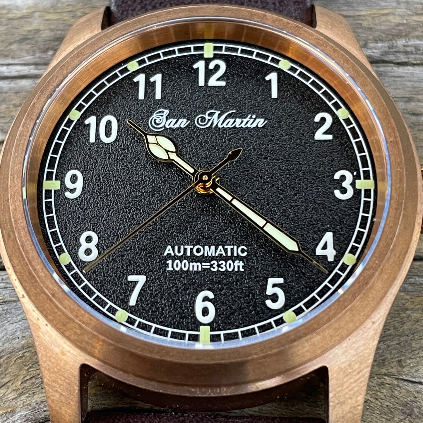 San Martin Bronze Watch SN0034-Q-D