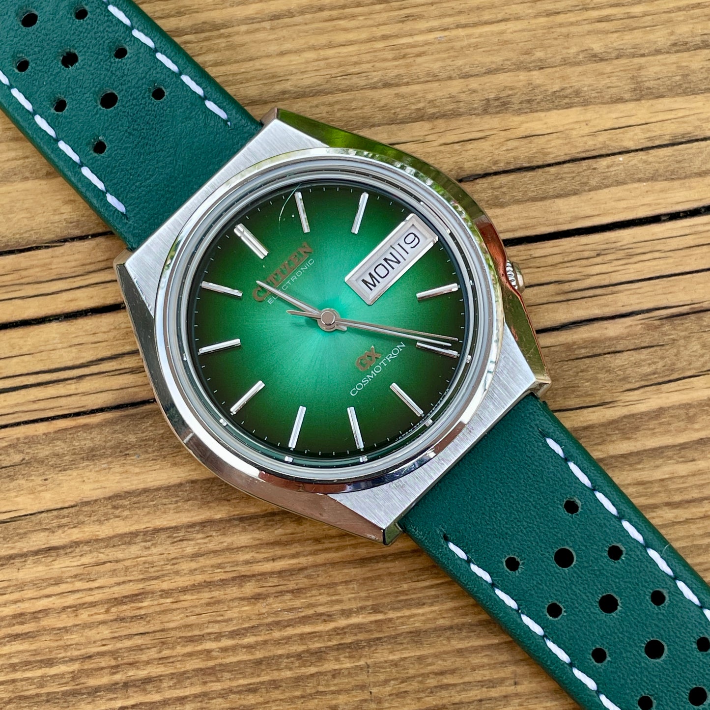 Citizen Cosmotron GX Tuning Fork Watch 1970s