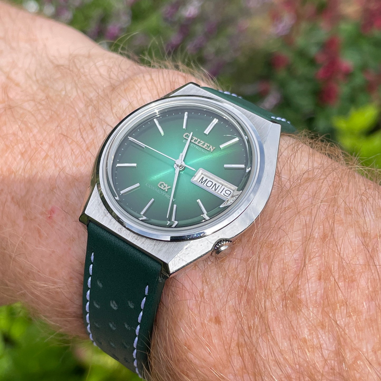 Citizen Cosmotron GX Tuning Fork Watch 1970s