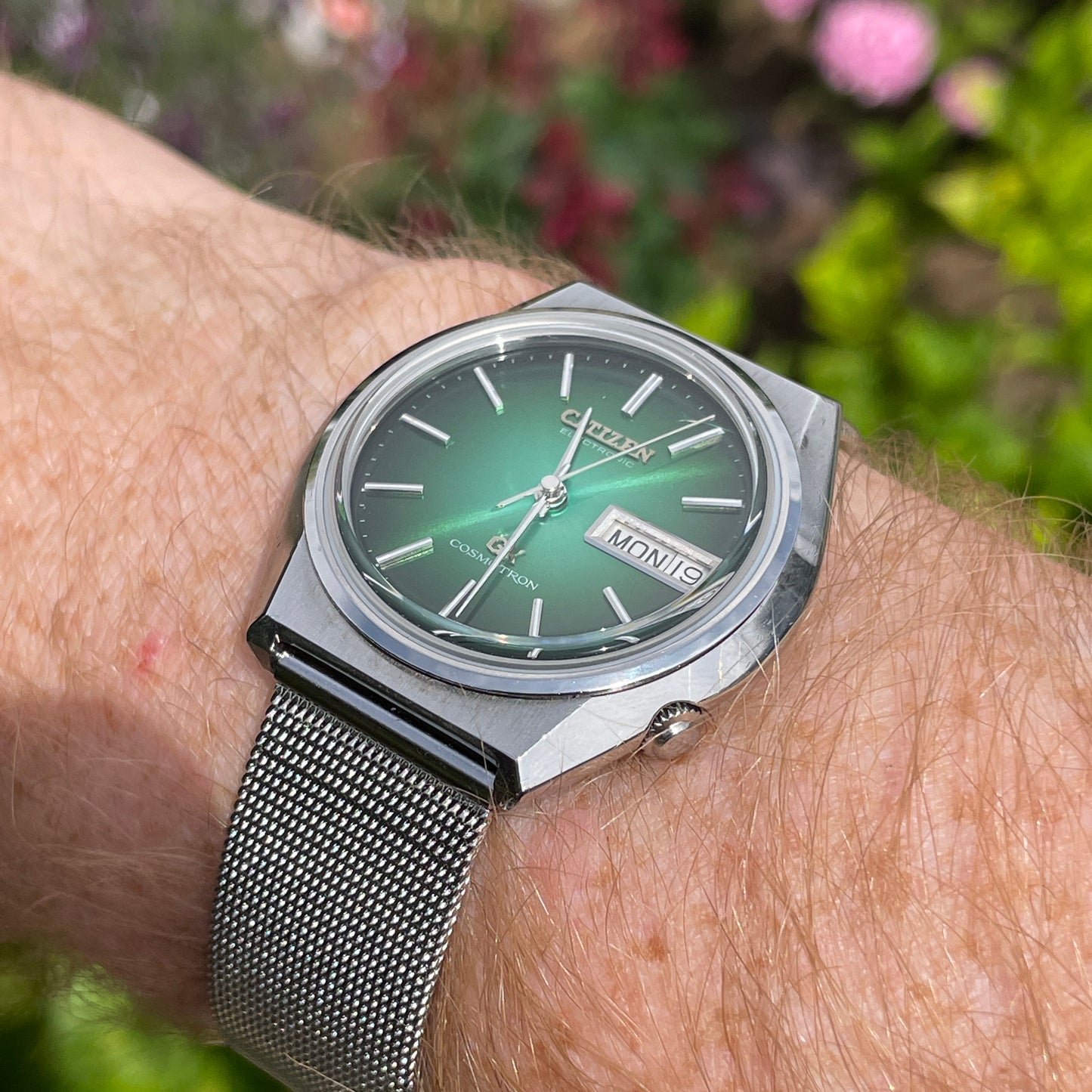 Citizen Cosmotron GX Tuning Fork Watch 1970s