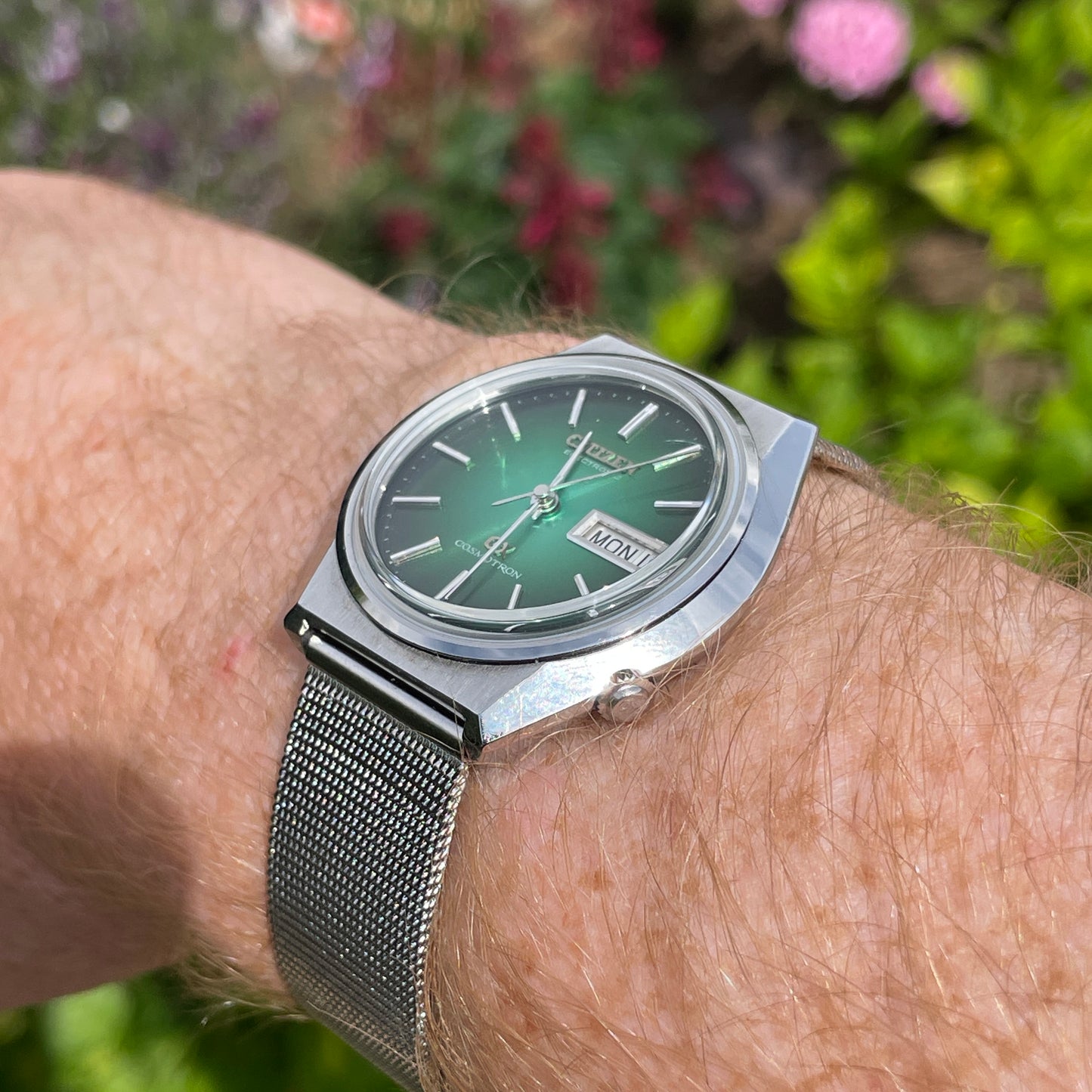 Citizen Cosmotron GX Tuning Fork Watch 1970s