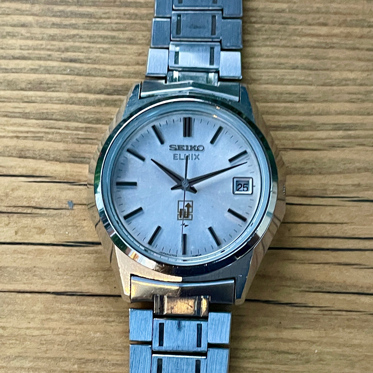 Seiko Elnix Hybrid Electronic Balance Watch 0702-7070 December 1974