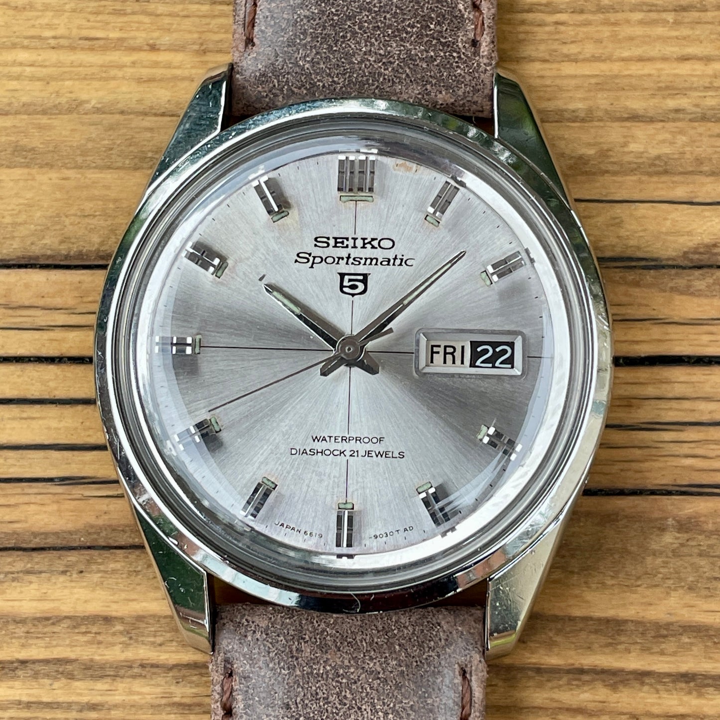 Seiko Sportsmatic 5 Automatic 6619-9010 December 1965