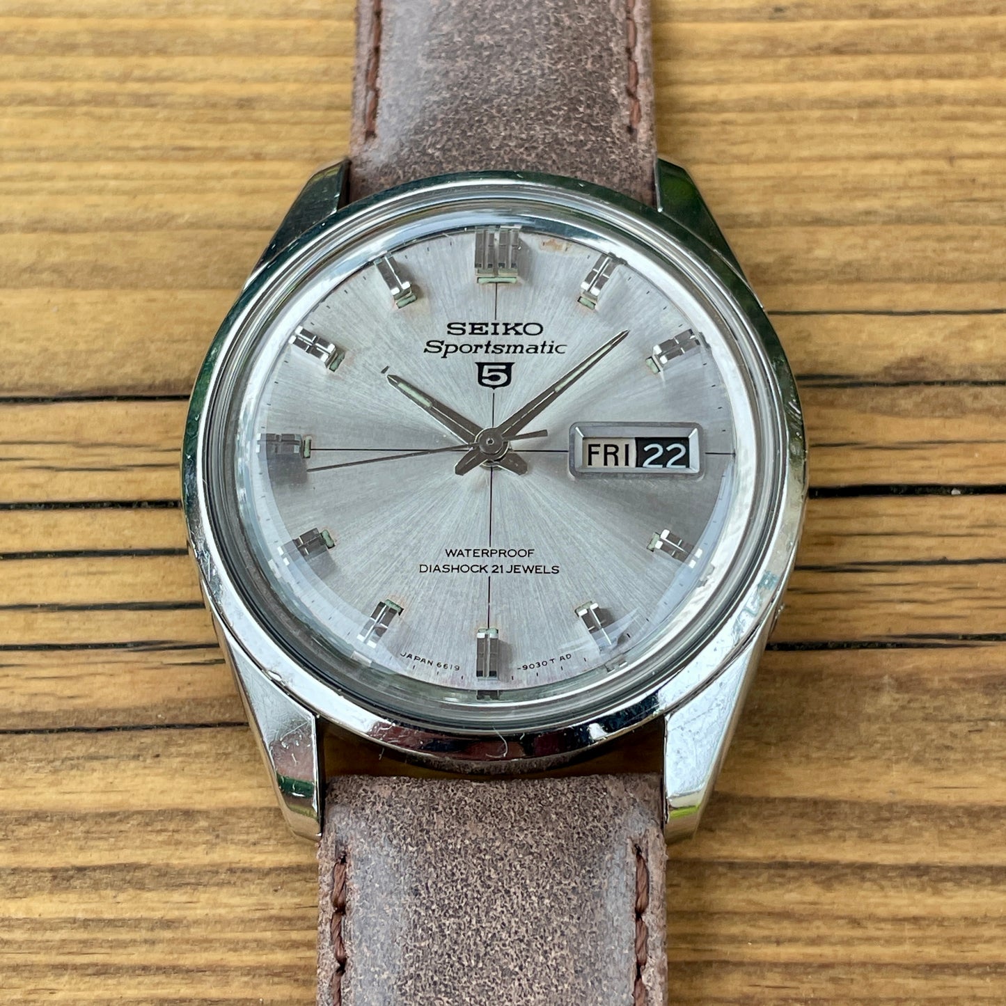 Seiko Sportsmatic 5 Automatic 6619-9010 December 1965