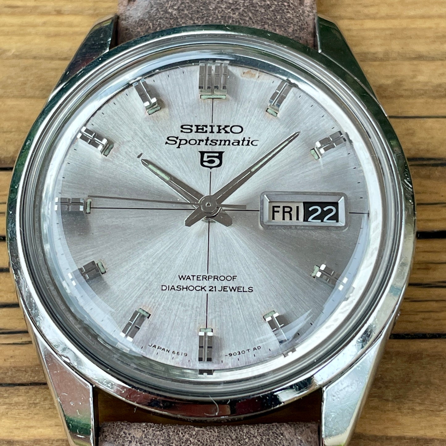 Seiko Sportsmatic 5 Automatic 6619-9010 December 1965