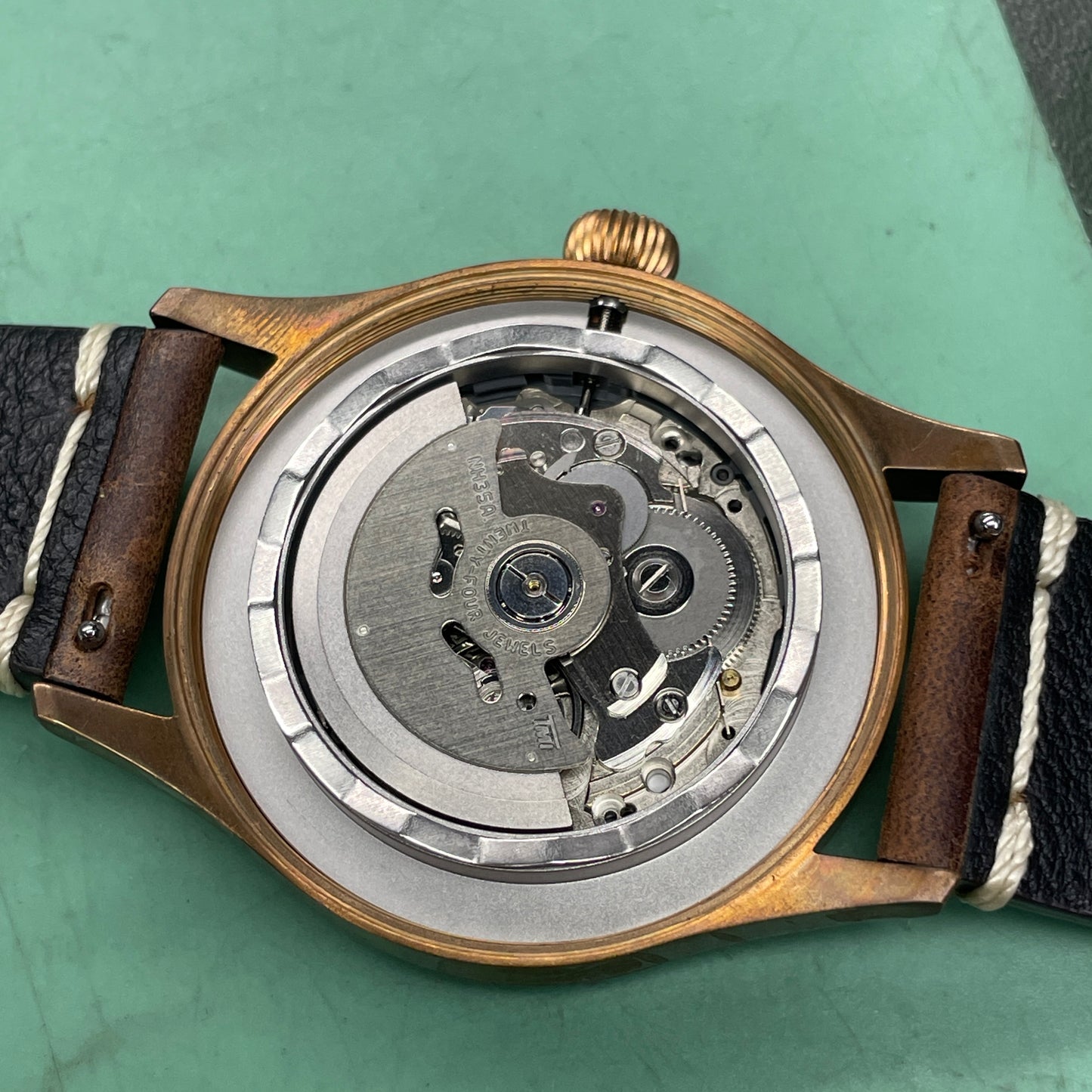 San Martin SN0117-Q Flieger Bronze Pilot Watch 41mm - NH35 Automatic