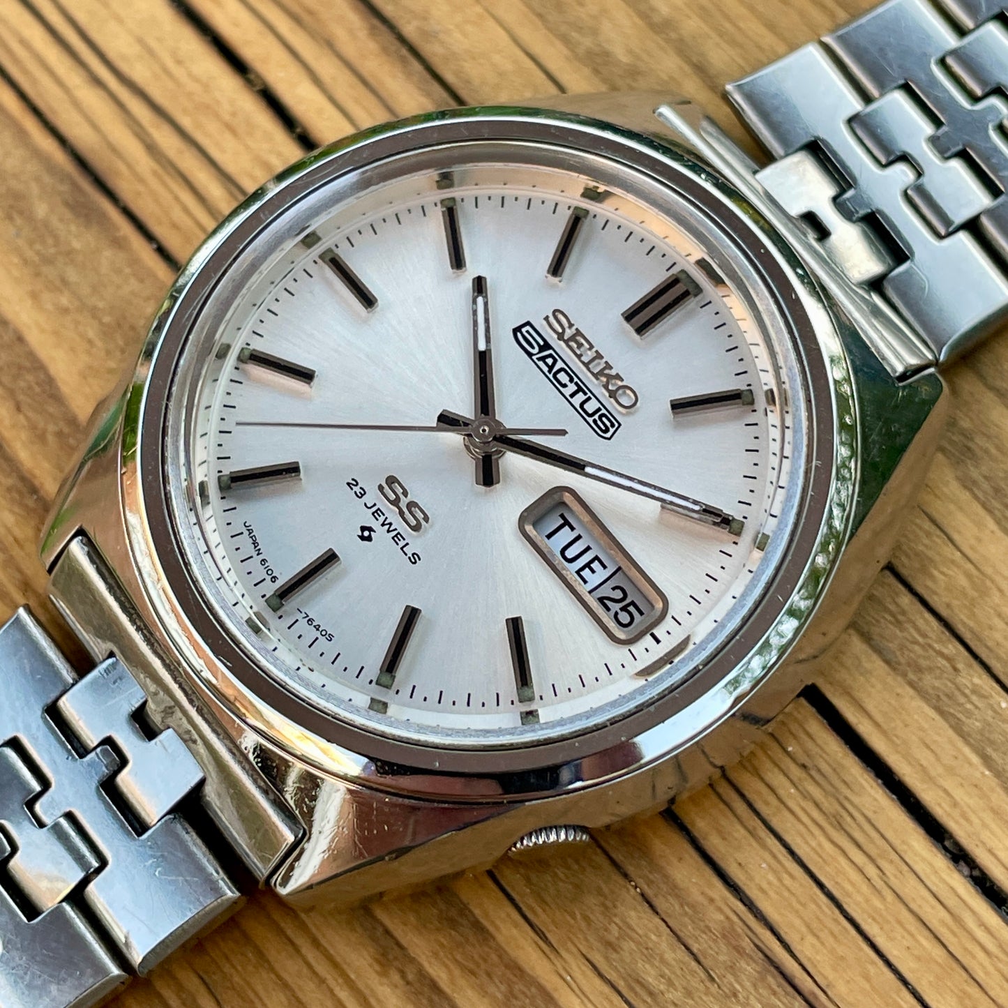 Seiko Actus Automatic Watch 6106-7520 February 1973