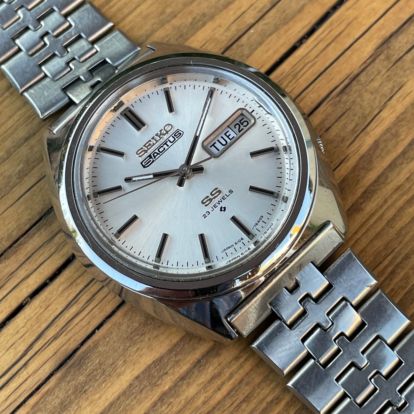 Seiko Actus Automatic Watch 6106-7520 February 1973