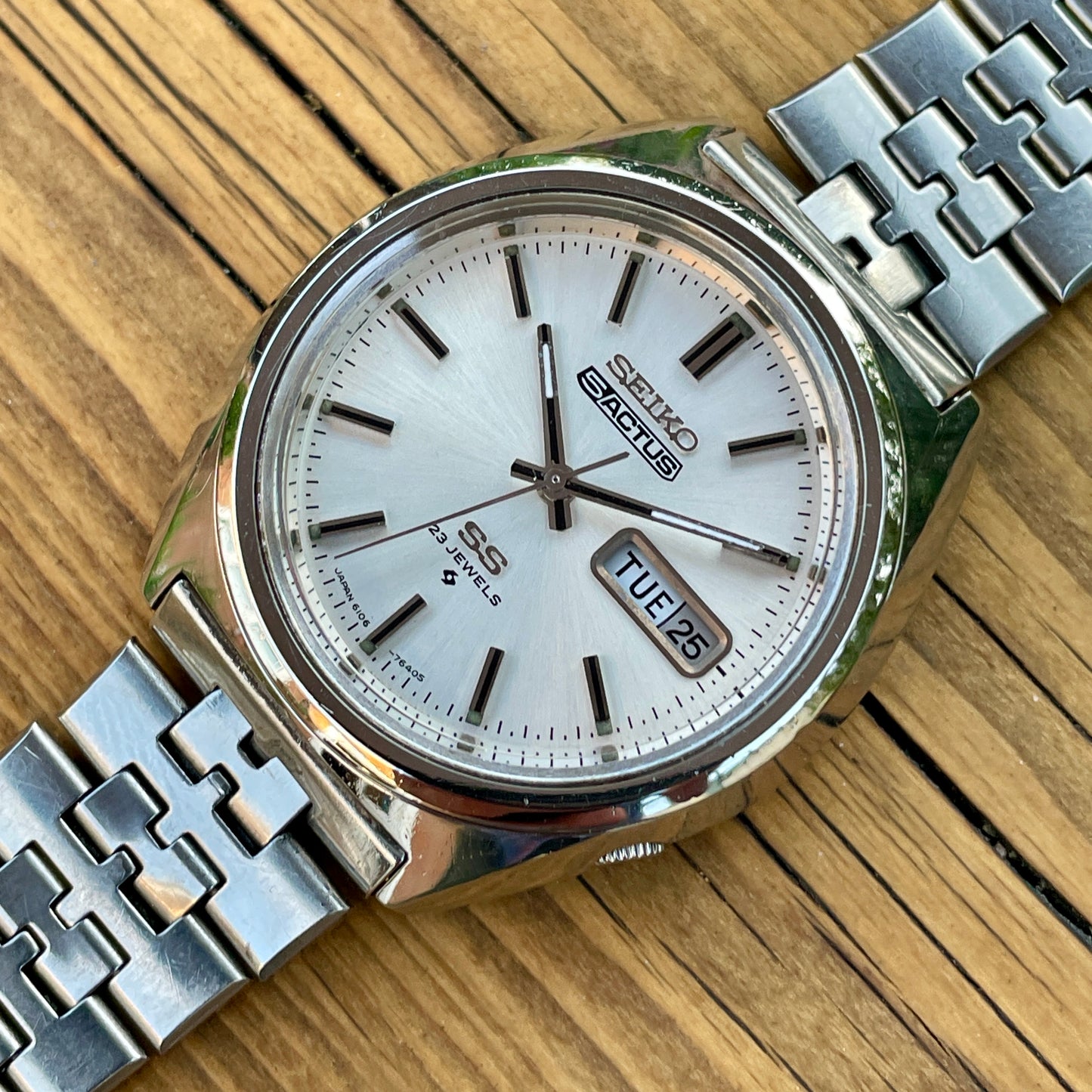 Seiko Actus Automatic Watch 6106-7520 February 1973