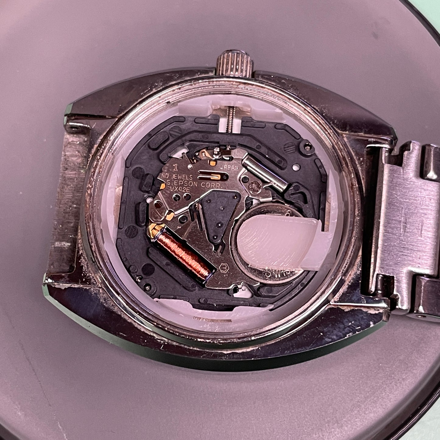 Technos Tungsten Retro Quartz Watch (Short Strap)