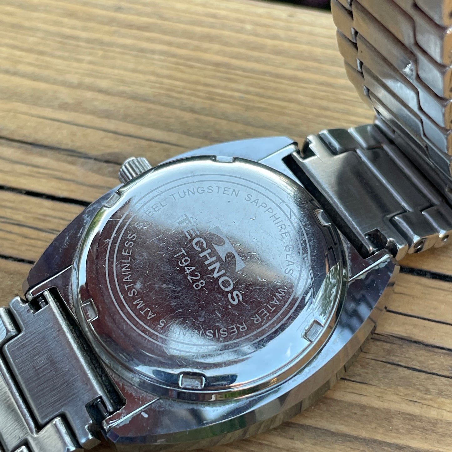 Technos Tungsten Retro Quartz Watch (Short Strap)