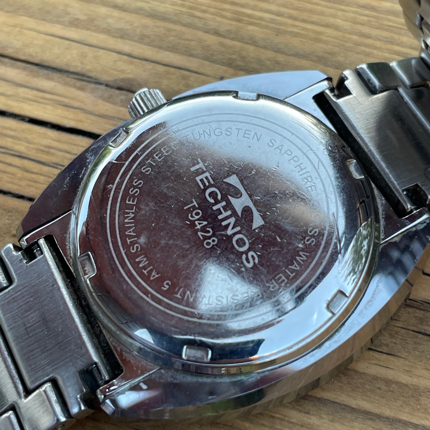 Technos Tungsten Retro Quartz Watch (Short Strap)