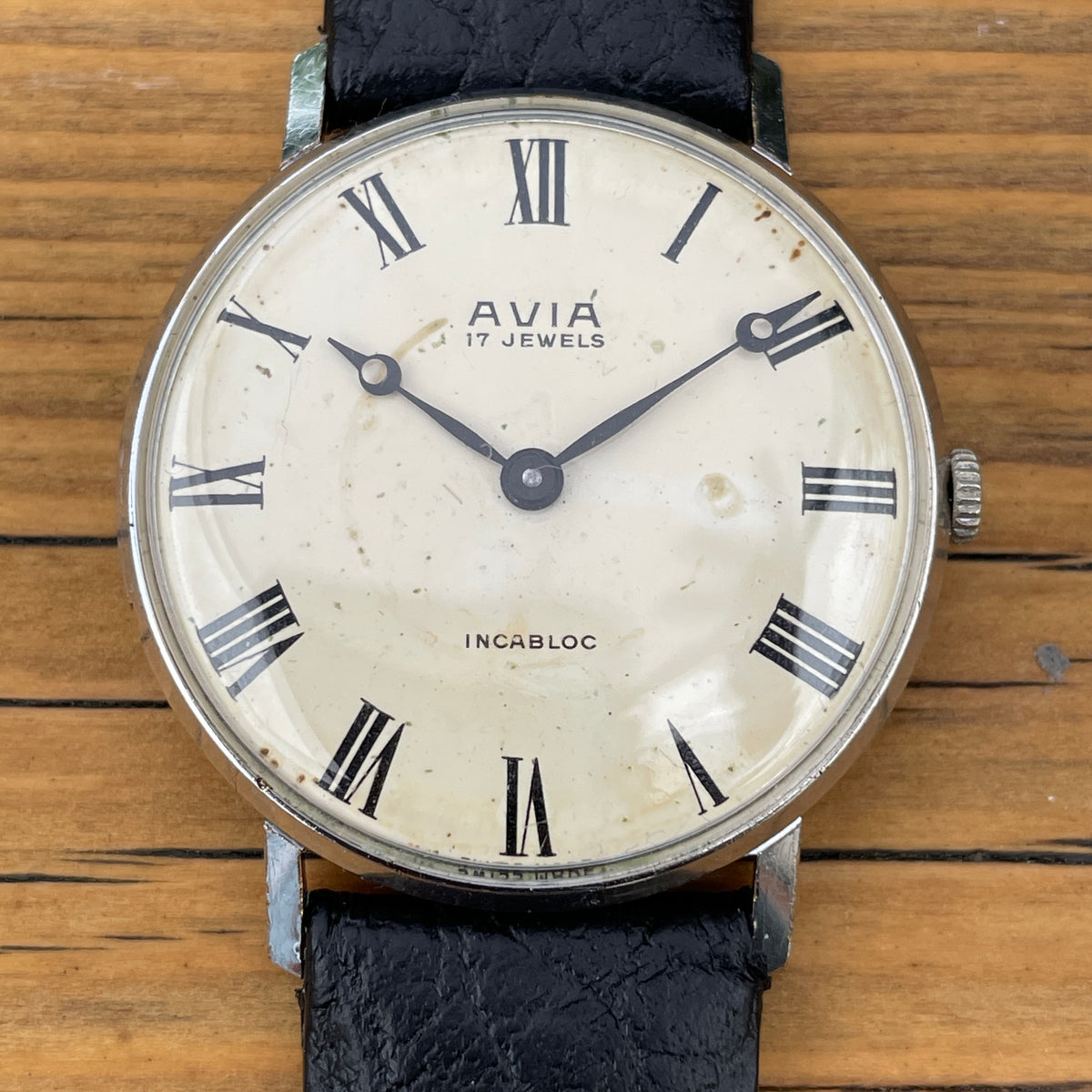 Vintage Avia Hand Wind Mechanical Watch