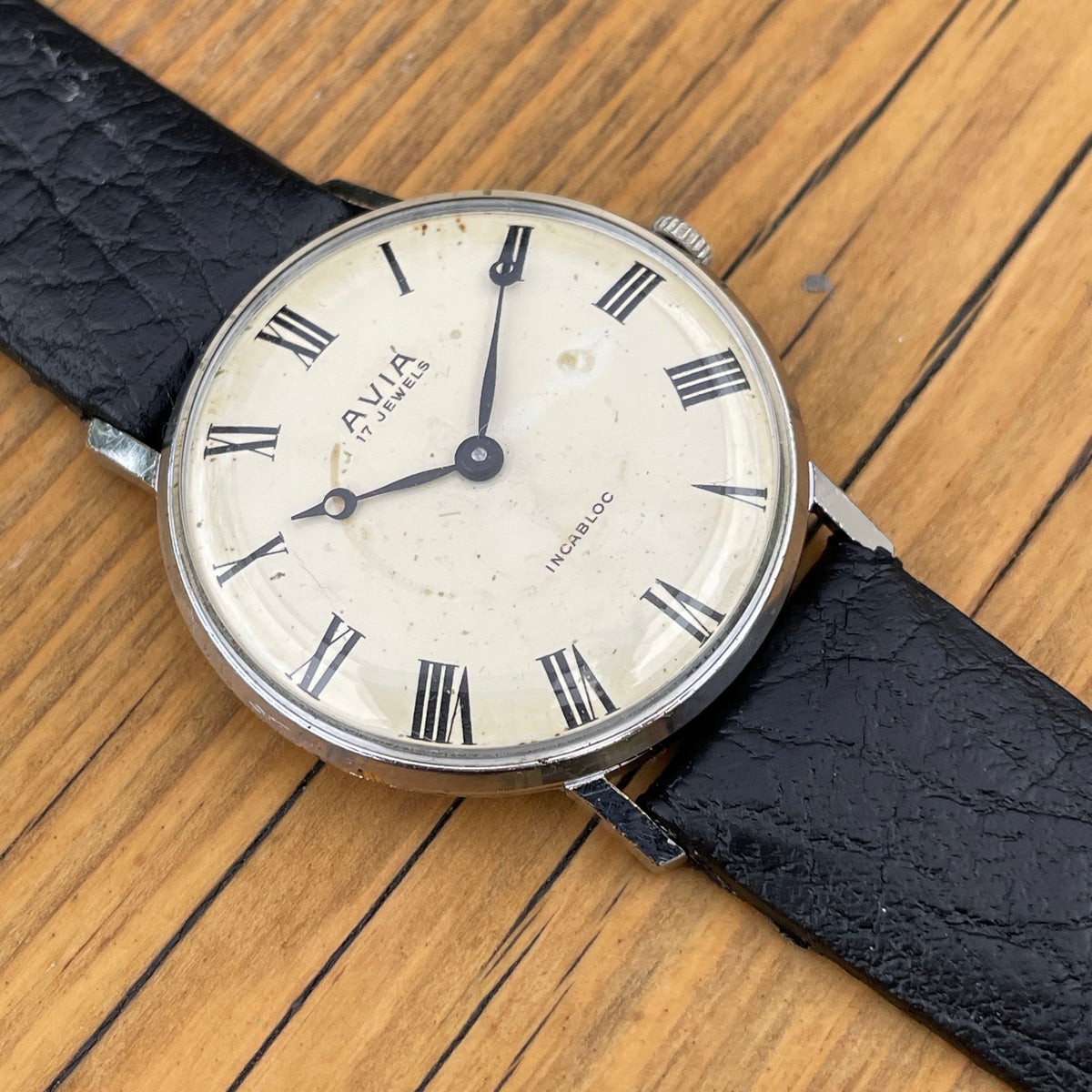 Vintage Avia Hand Wind Mechanical Watch