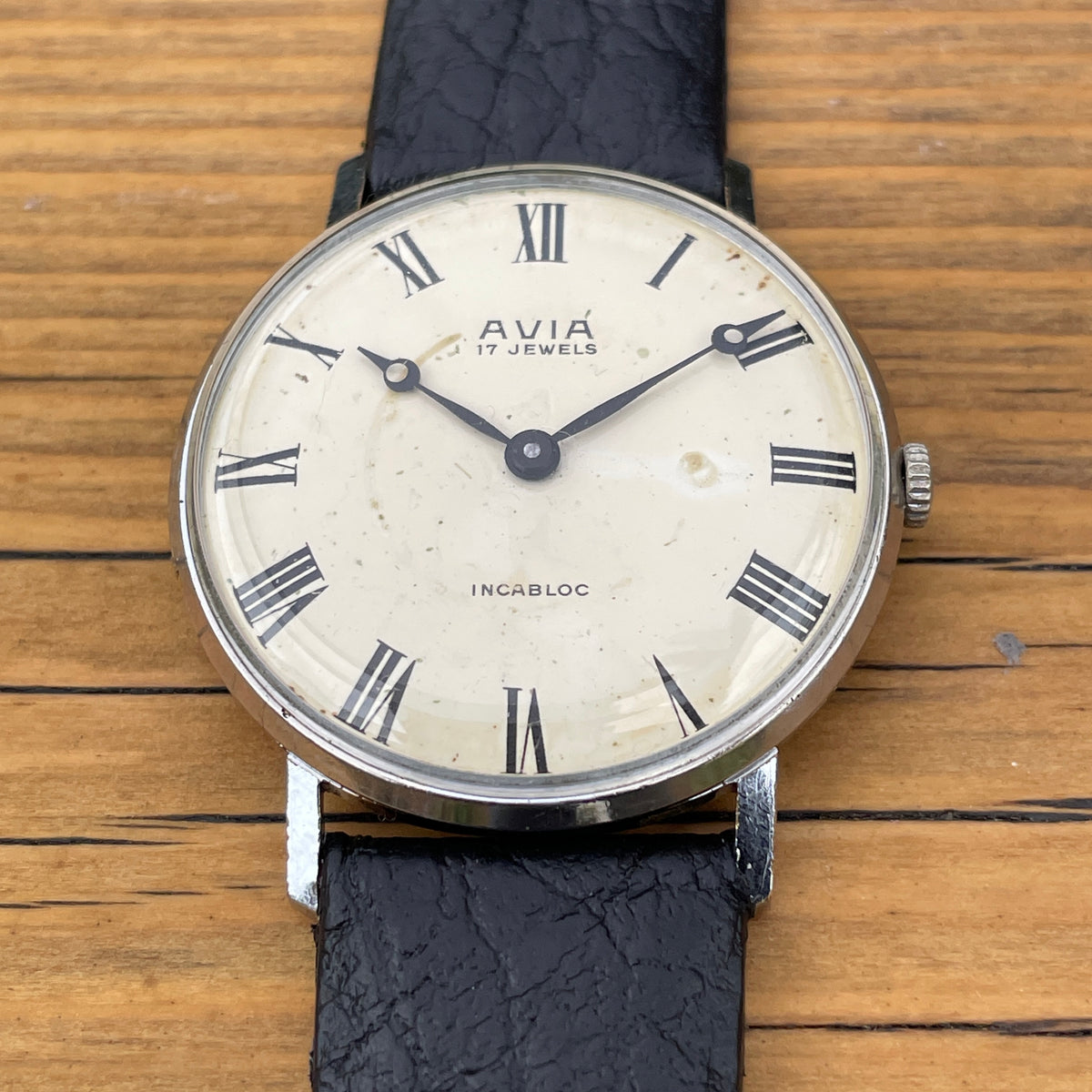 Vintage Avia Hand Wind Mechanical Watch