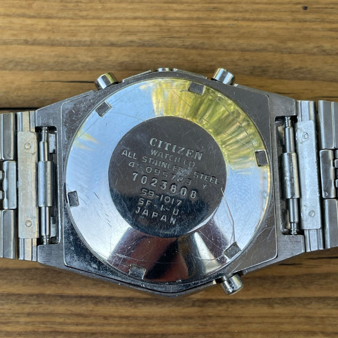 Vintage Citizen Digital Dual Time Chronograph 1970s