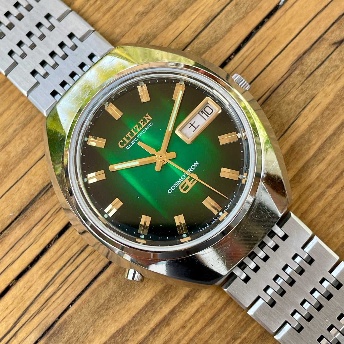 Citizen Cosmotron 7801 Electronic Balance and Flyback Seconds