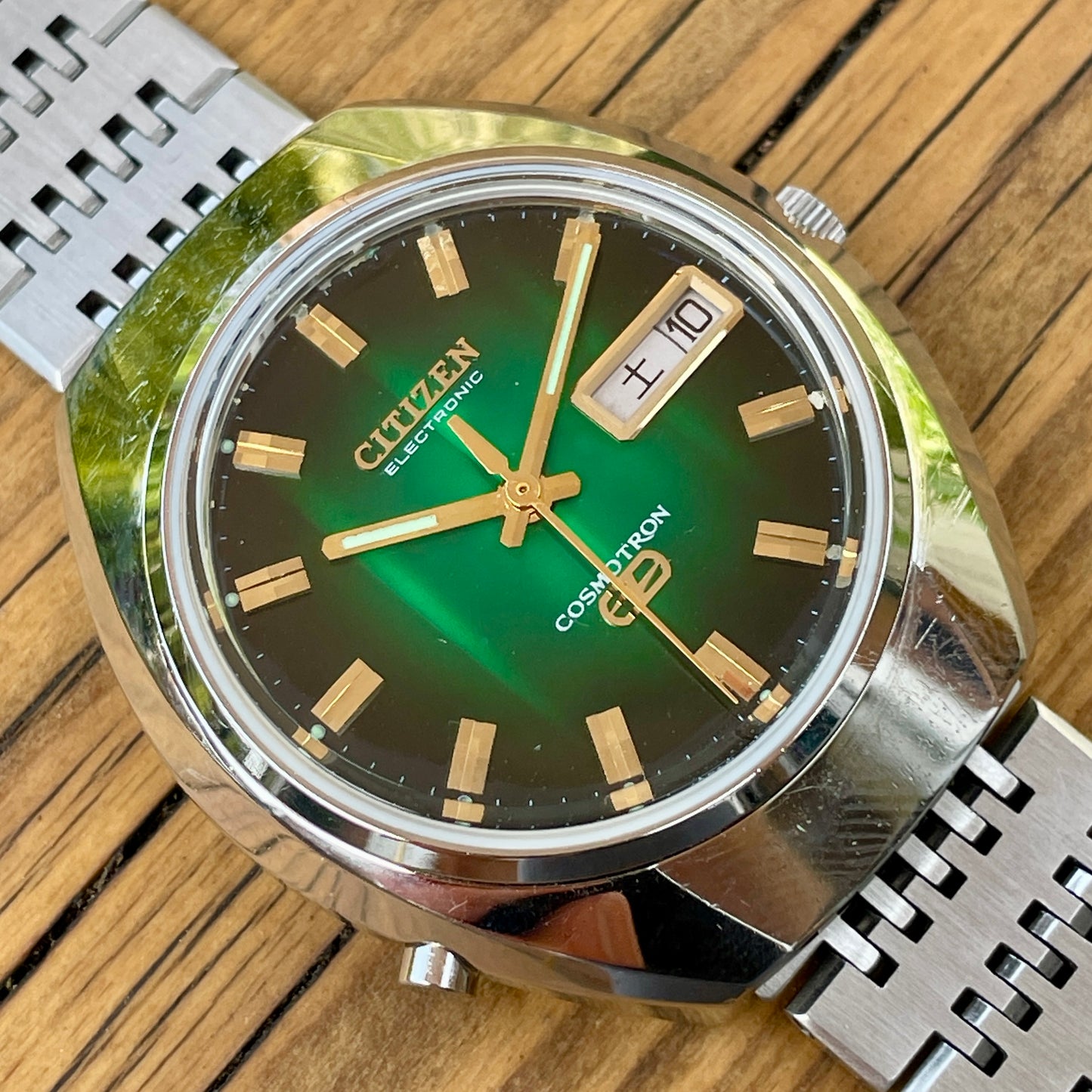 Citizen Cosmotron 7801 Electronic Balance and Flyback Seconds