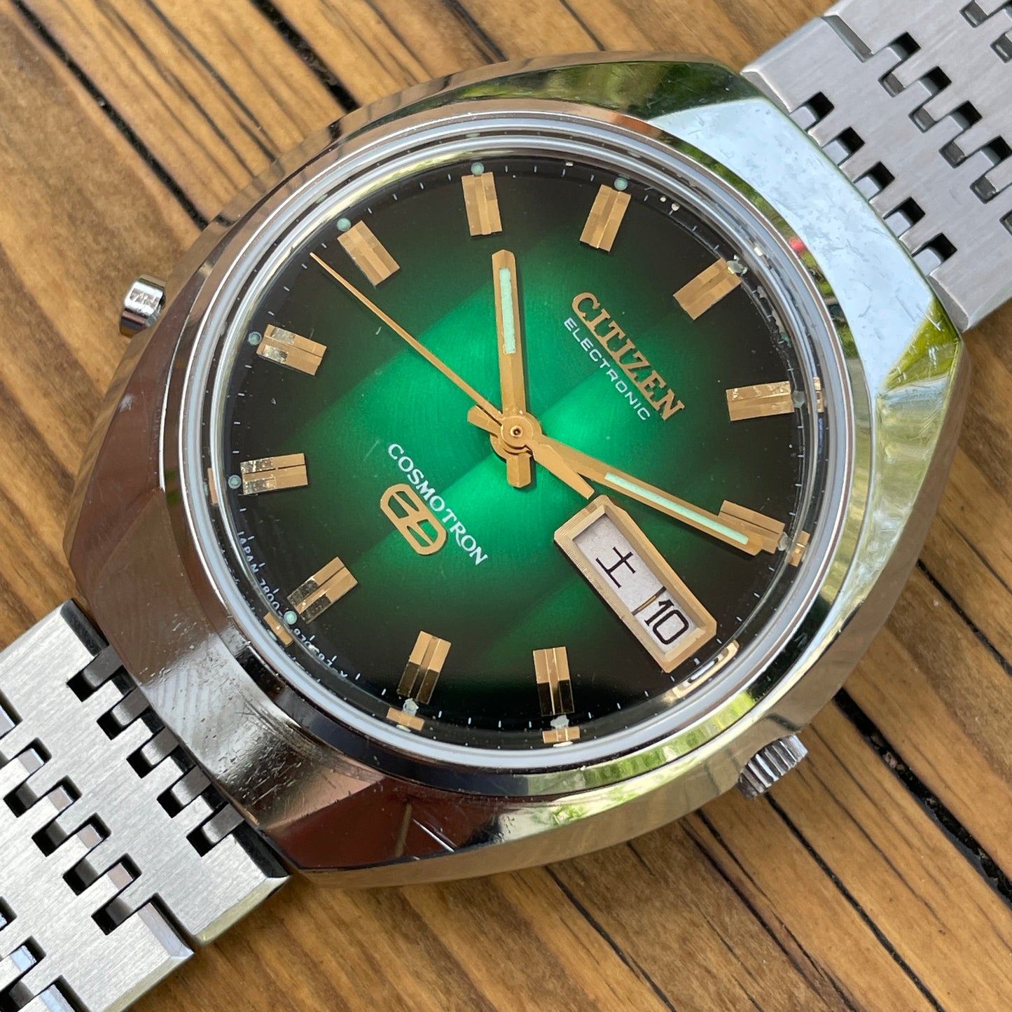 Citizen Cosmotron 7801 Electronic Balance and Flyback Seconds