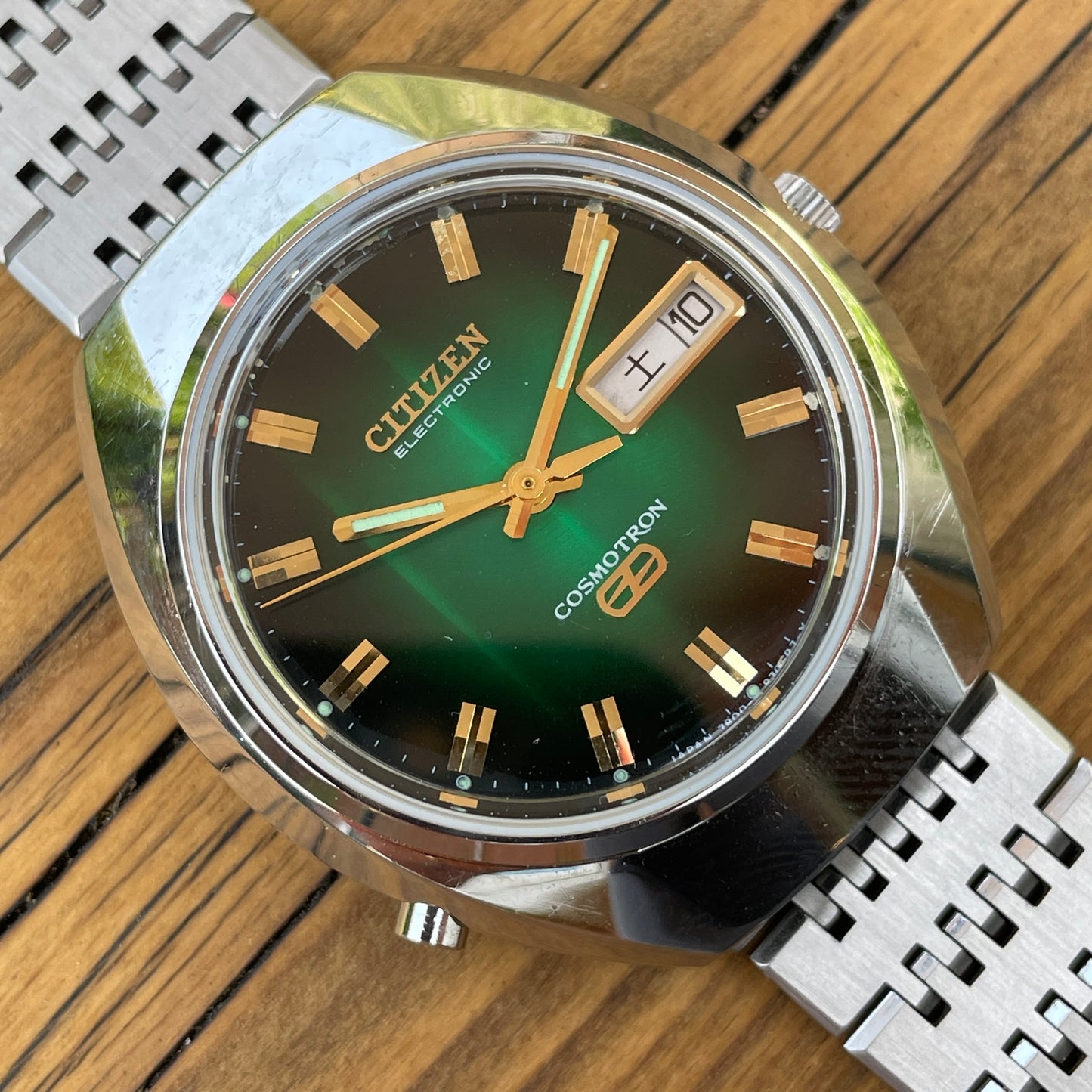 Citizen Cosmotron 7801 Electronic Balance and Flyback Seconds