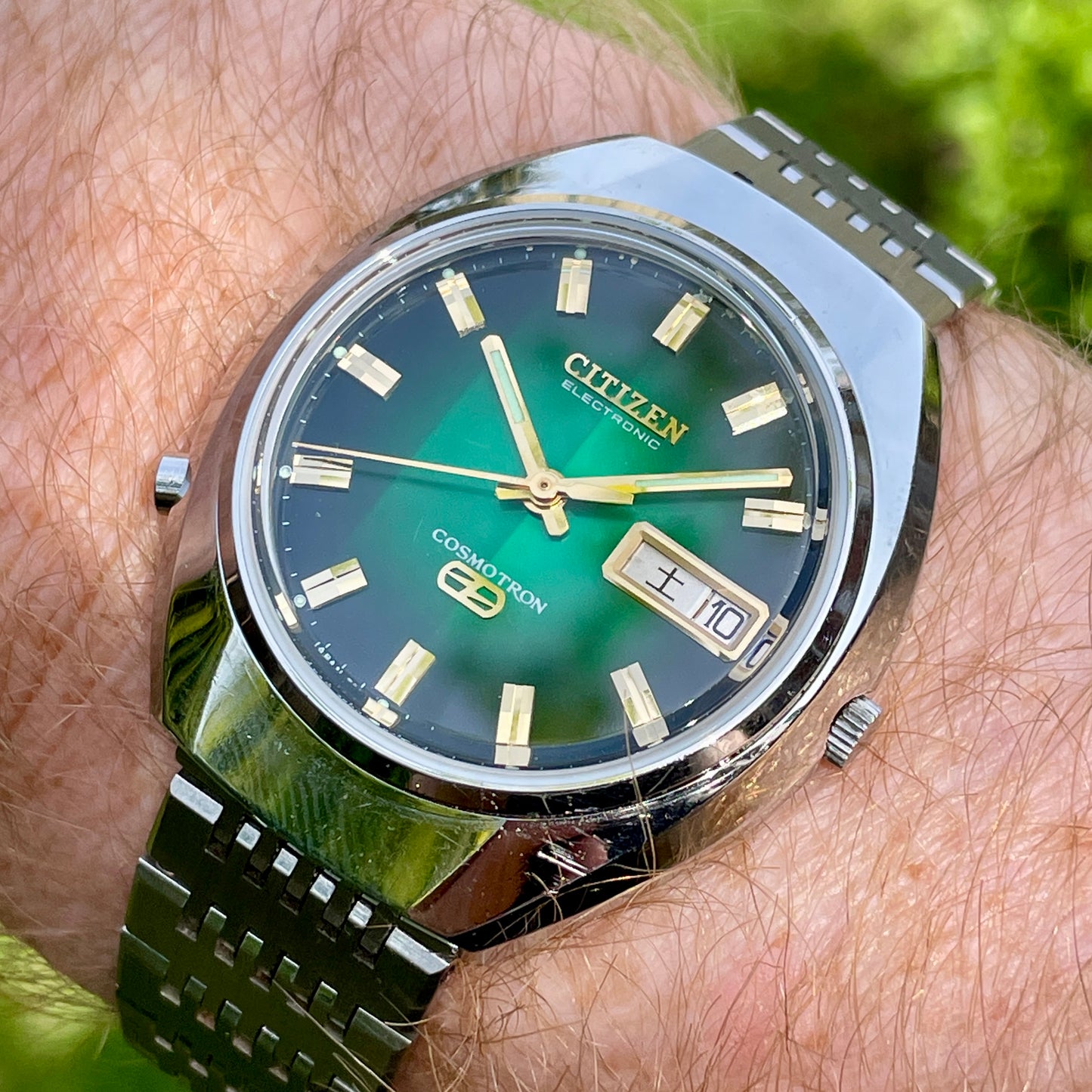 Citizen Cosmotron 7801 Electronic Balance and Flyback Seconds