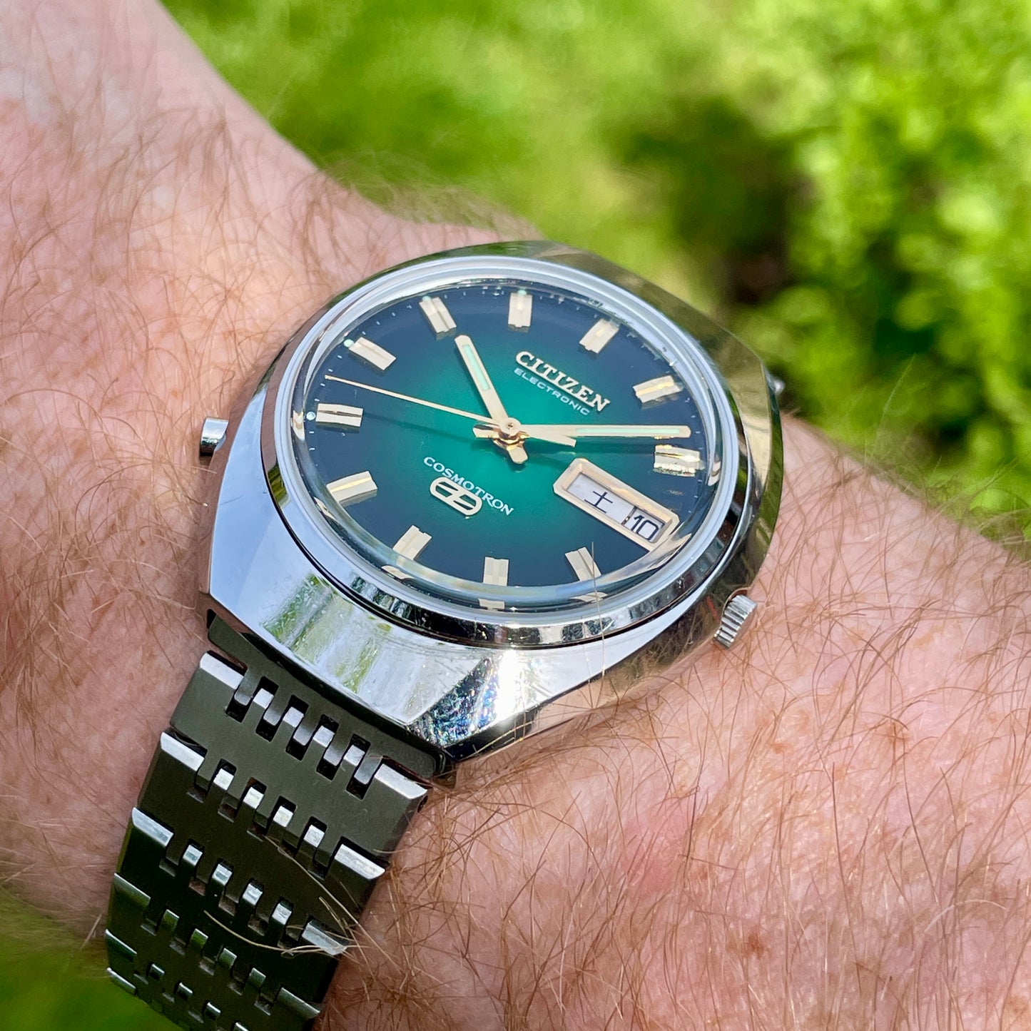 Citizen Cosmotron 7801 Electronic Balance and Flyback Seconds