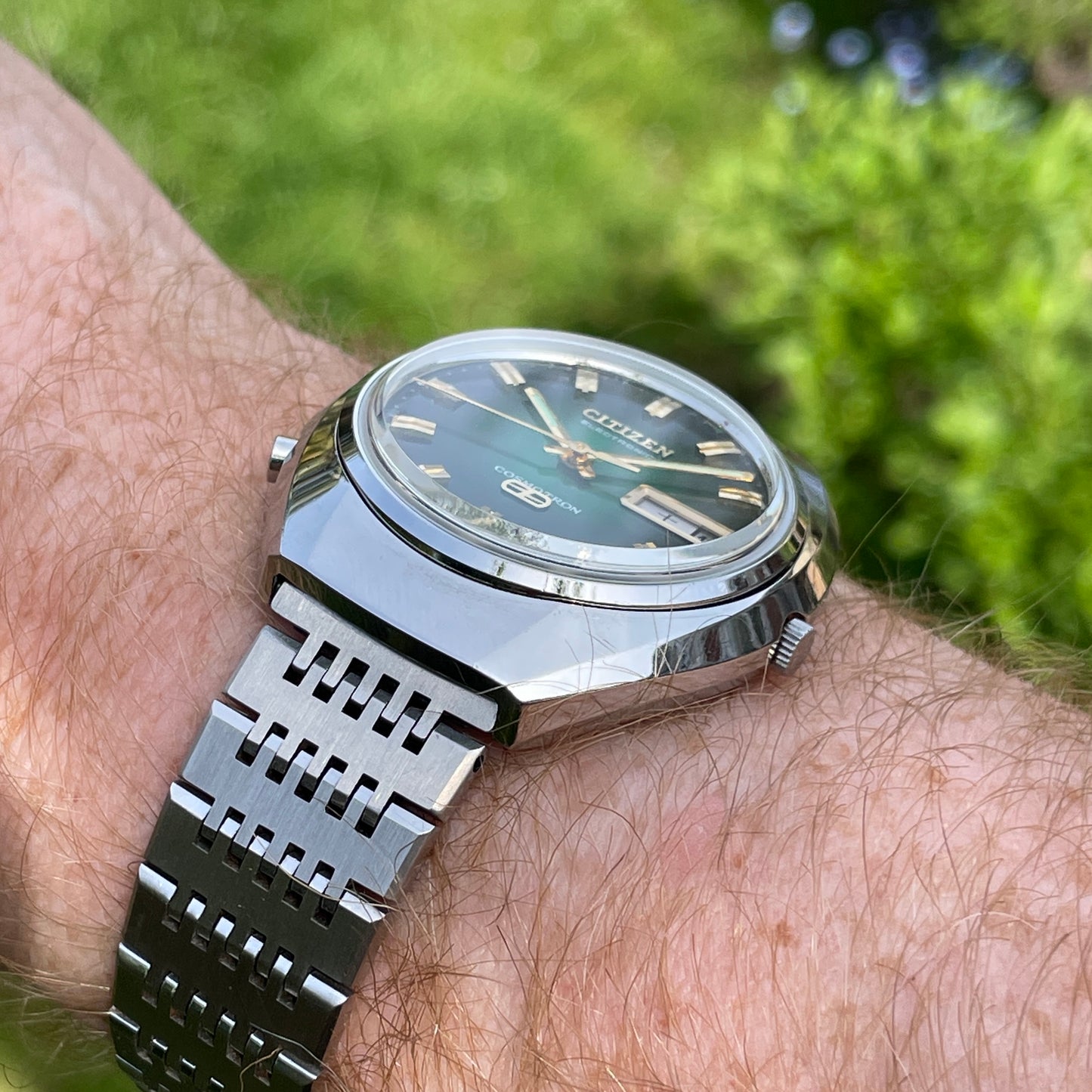 Citizen Cosmotron 7801 Electronic Balance and Flyback Seconds