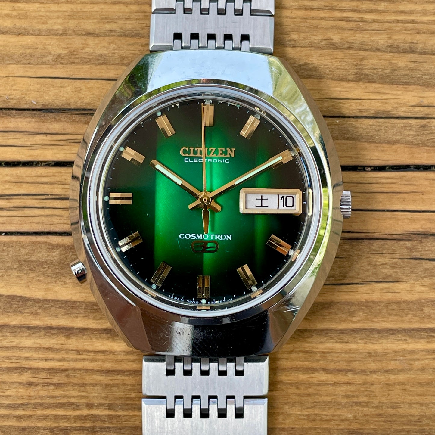 Citizen Cosmotron 7801 Electronic Balance and Flyback Seconds