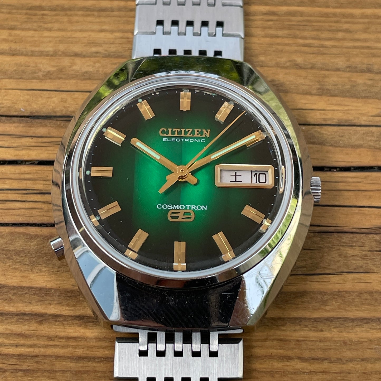 Citizen Cosmotron 7801 Electronic Balance and Flyback Seconds
