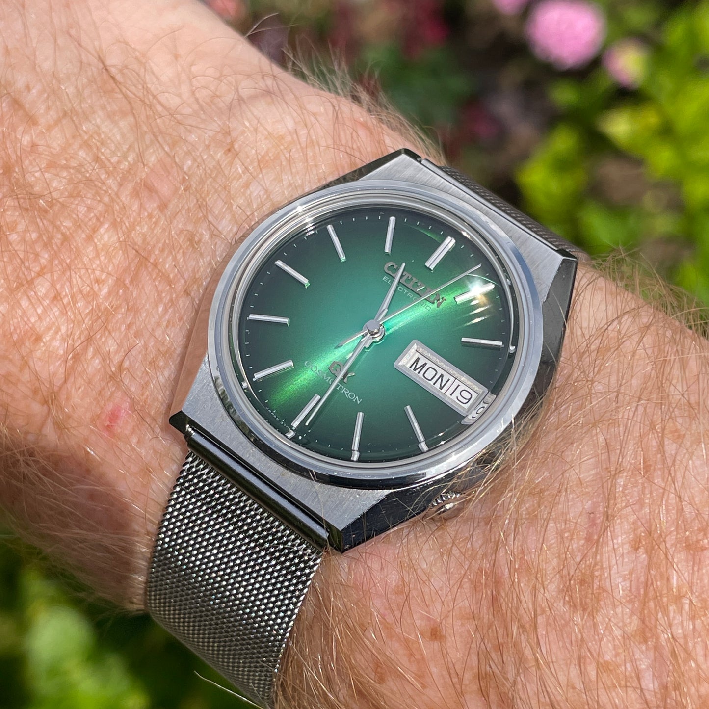 Citizen Cosmotron GX Tuning Fork Watch 1970s