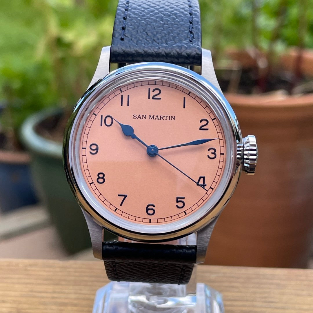 San Martin Salmon Dial SN0105-G  NH35 Automatic