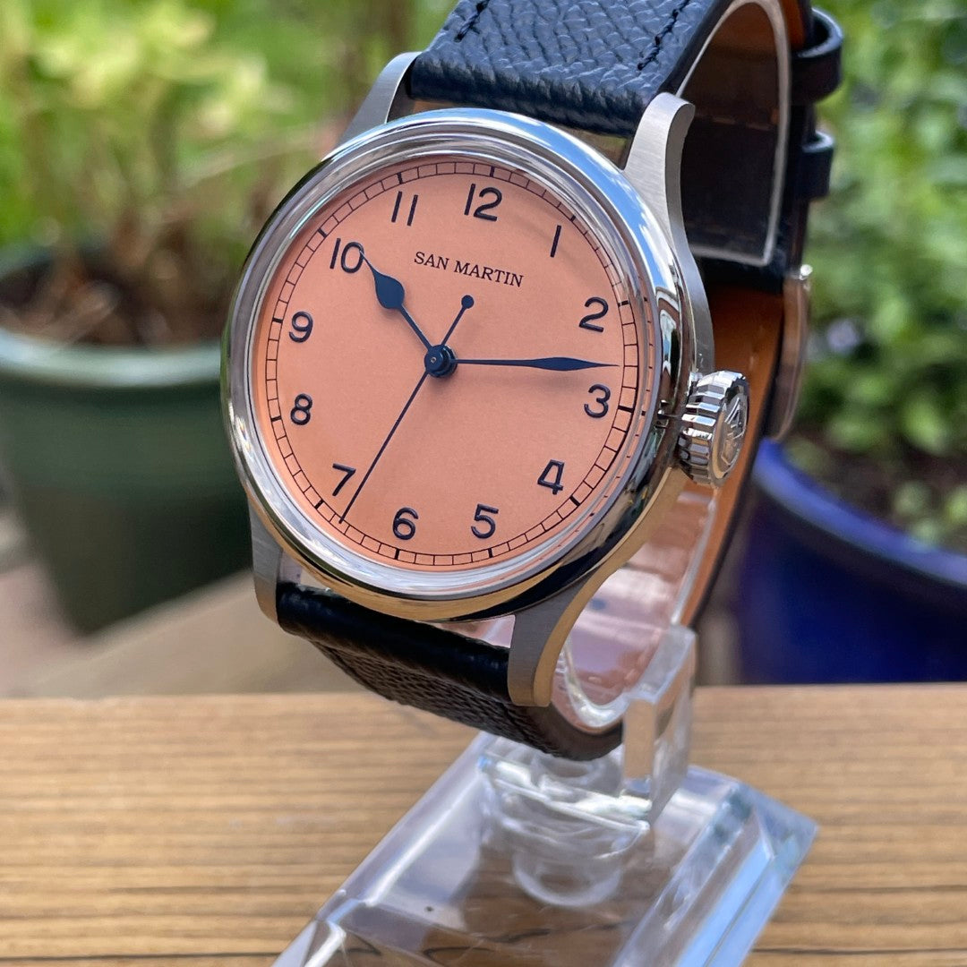 San Martin Salmon Dial SN0105-G NH35 Automatic – Time-Tee's