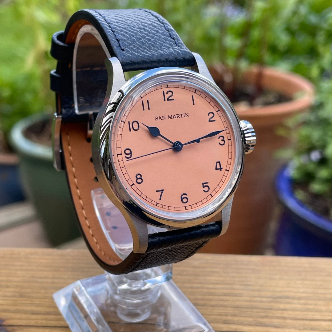 San Martin Salmon Dial SN0105-G  NH35 Automatic