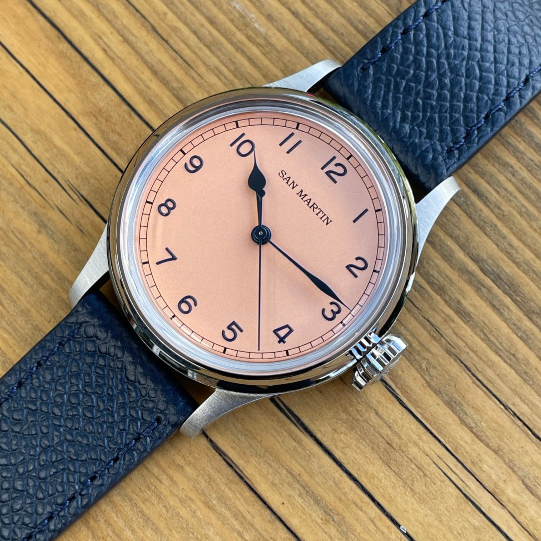 San Martin Salmon Dial SN0105-G  NH35 Automatic