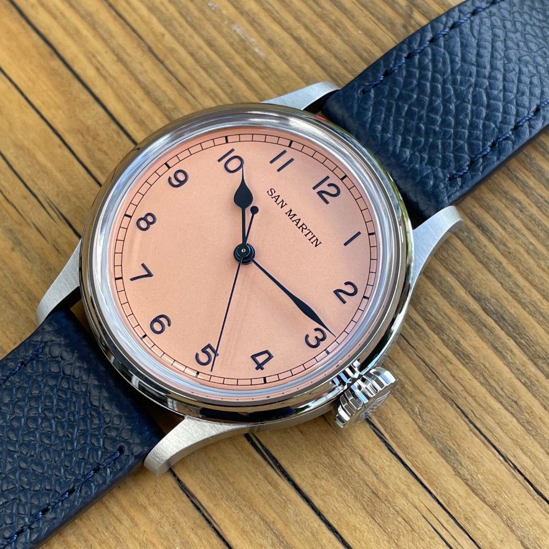 San Martin Salmon Dial SN0105-G  NH35 Automatic
