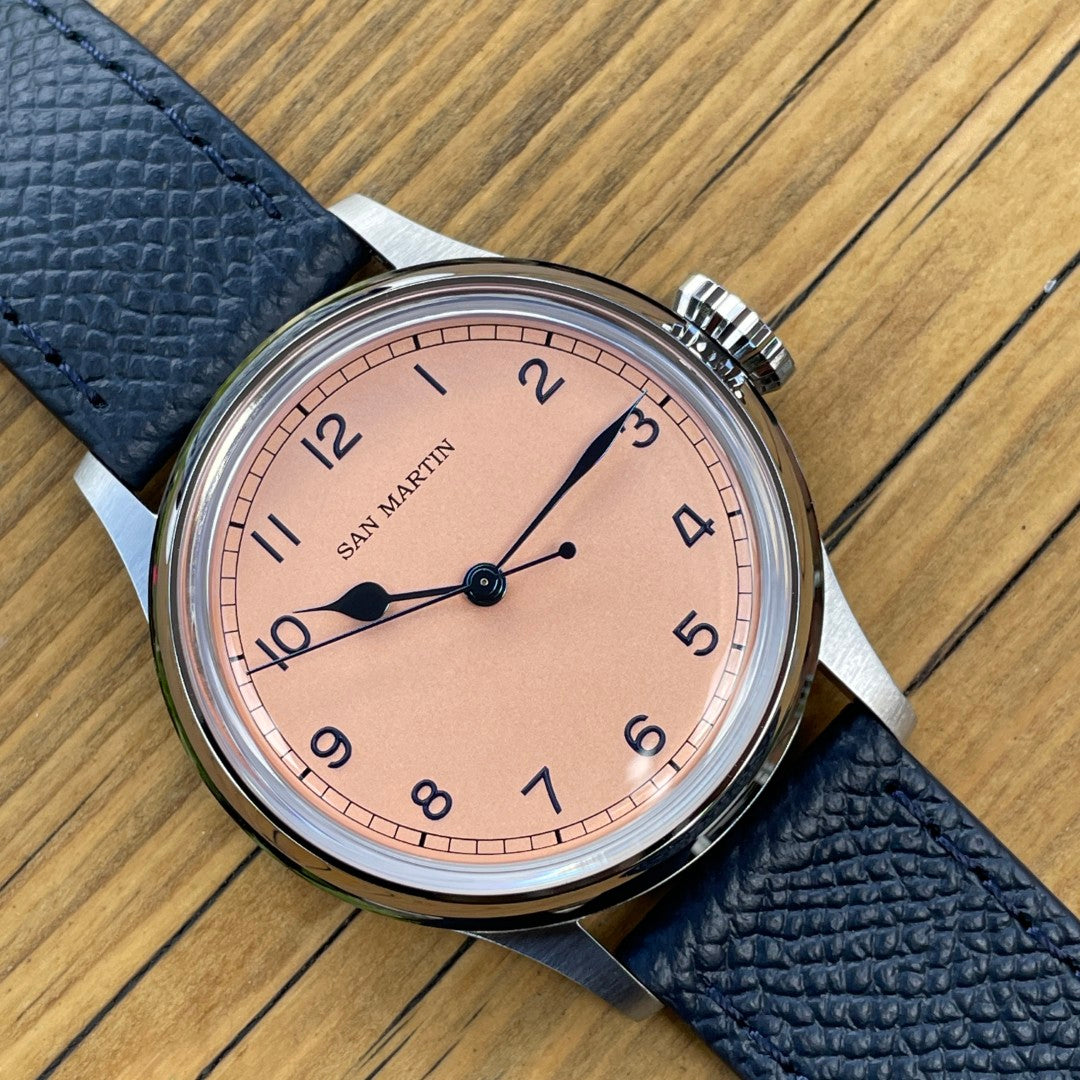 San Martin Salmon Dial SN0105-G  NH35 Automatic