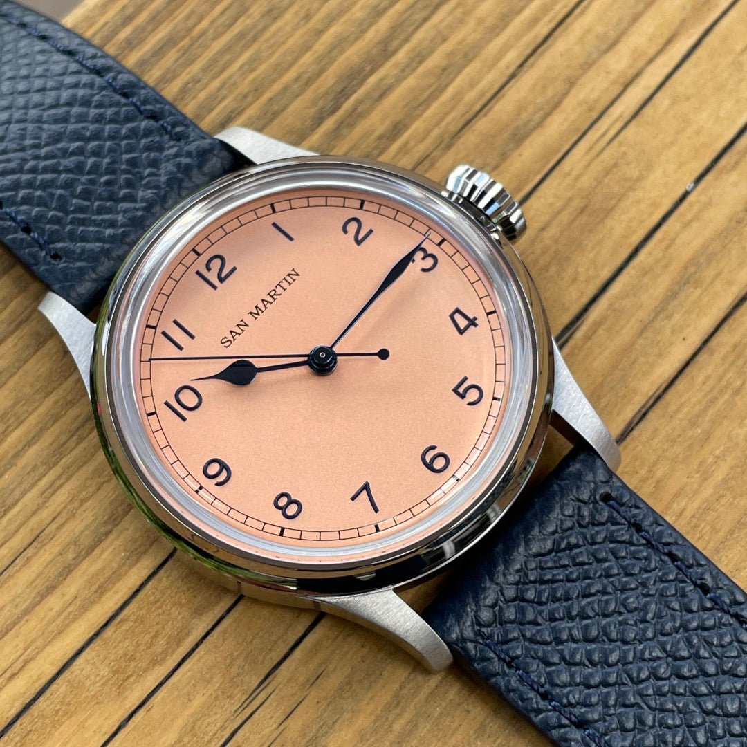 San Martin Salmon Dial SN0105-G  NH35 Automatic