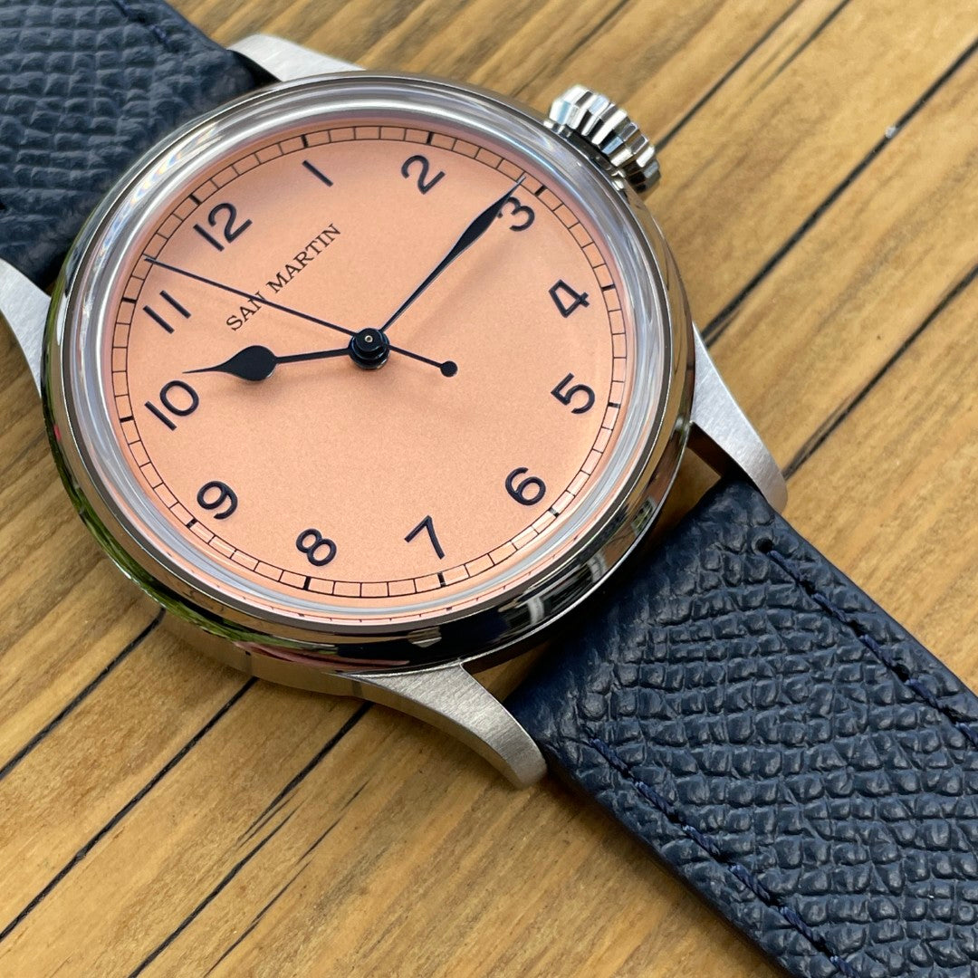 San Martin Salmon Dial SN0105-G  NH35 Automatic