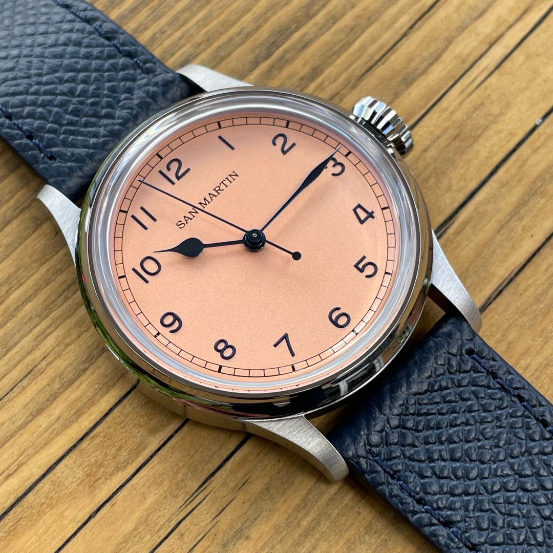 San Martin Salmon Dial SN0105-G  NH35 Automatic