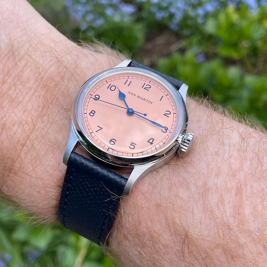 San Martin Salmon Dial SN0105-G  NH35 Automatic